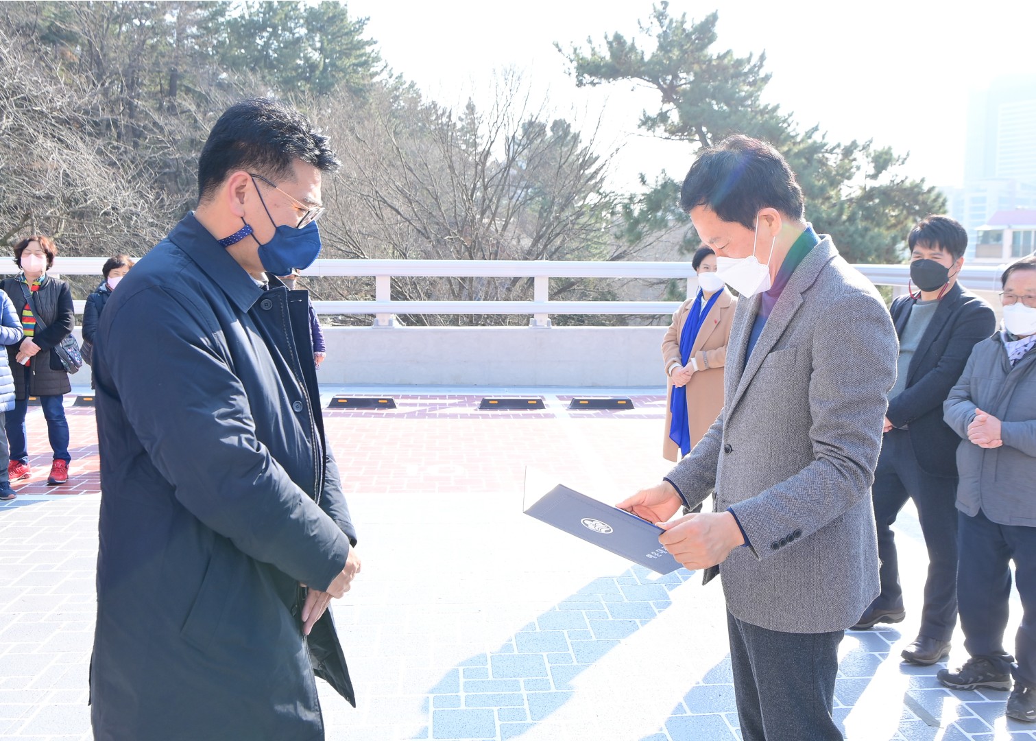 금수암 공영주차장 준공식 4