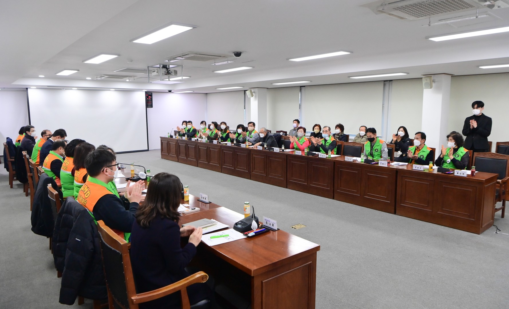 자율방재단장 이취임식 및 위촉식 2