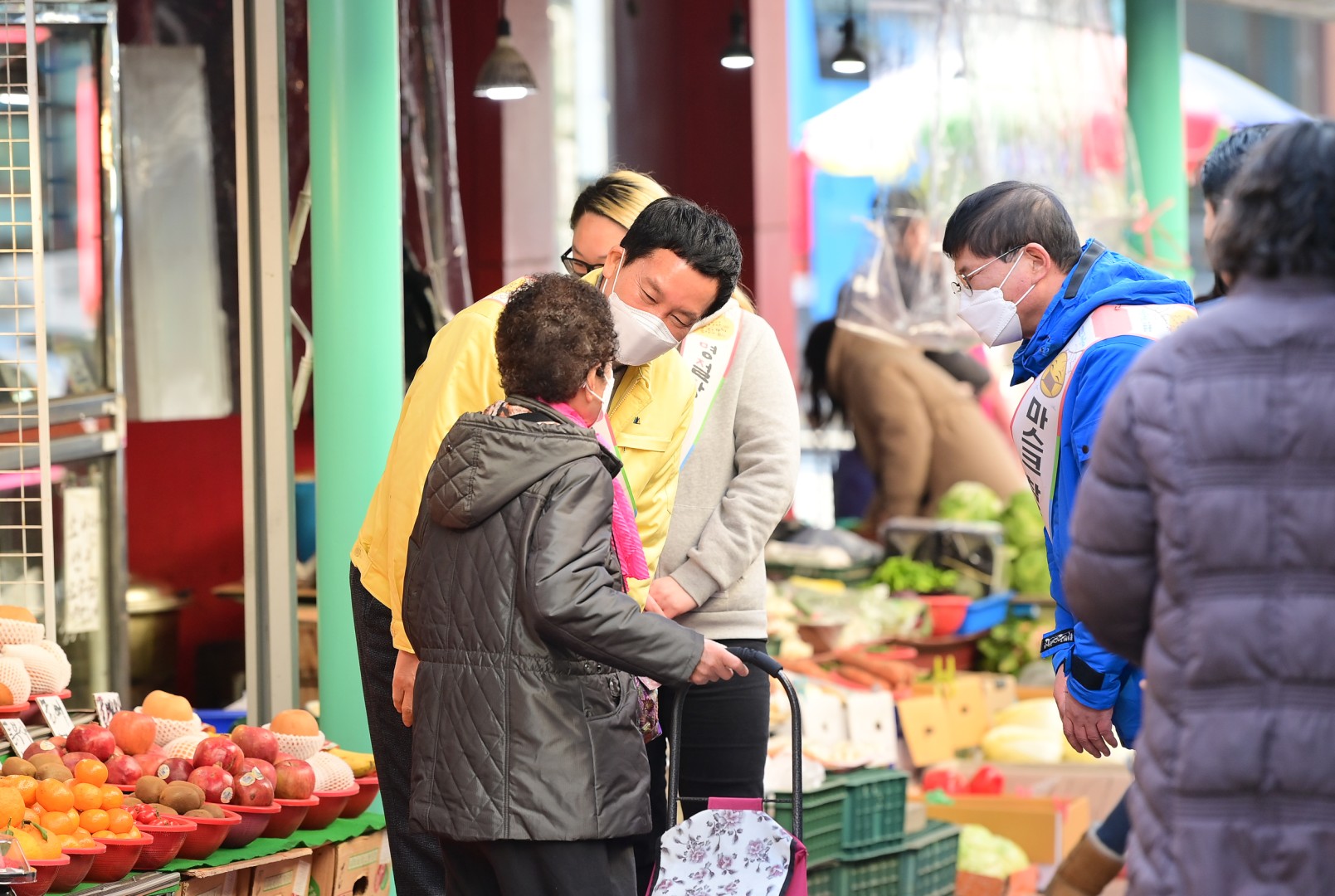 설맞이 재래시장 방역점검 4