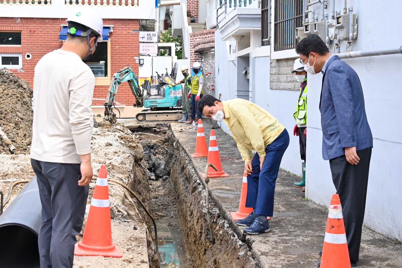 해리단길 배수로공사 3
