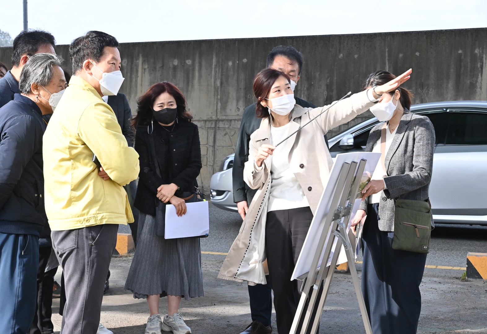 고가교 하부 바람숲길 조성 현장 8