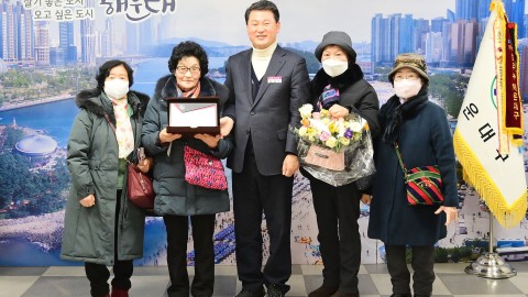 모범경로당 표창 수여식