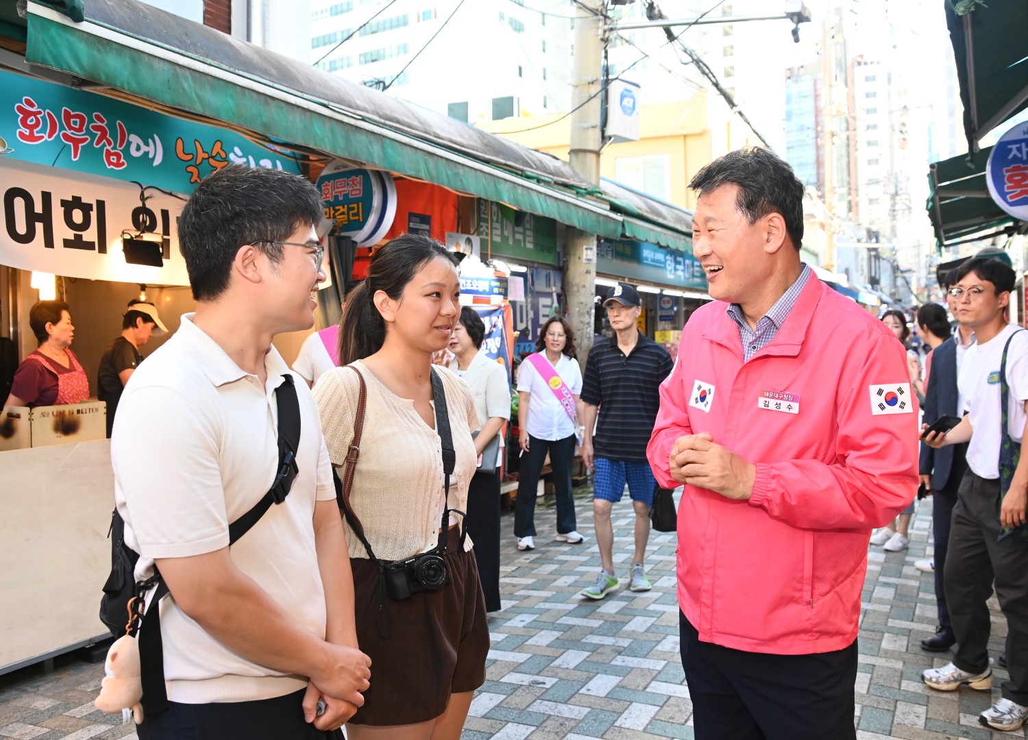 추석 맞이 전통시장 방문(해운대시장) 8