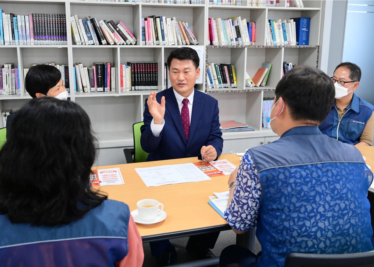 해운대구 공무원노조 방문 4