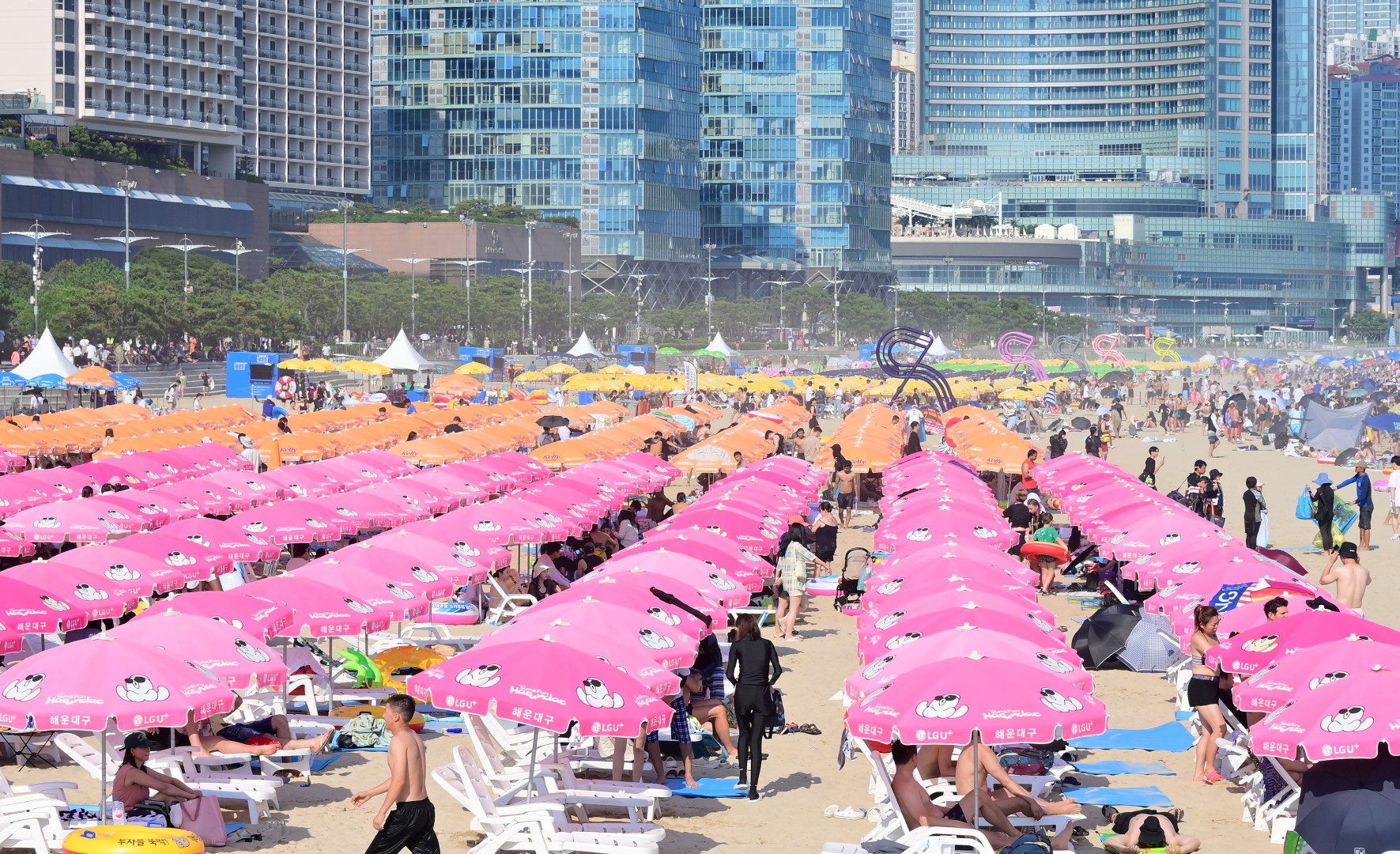 해운대해수욕장 스케치 20