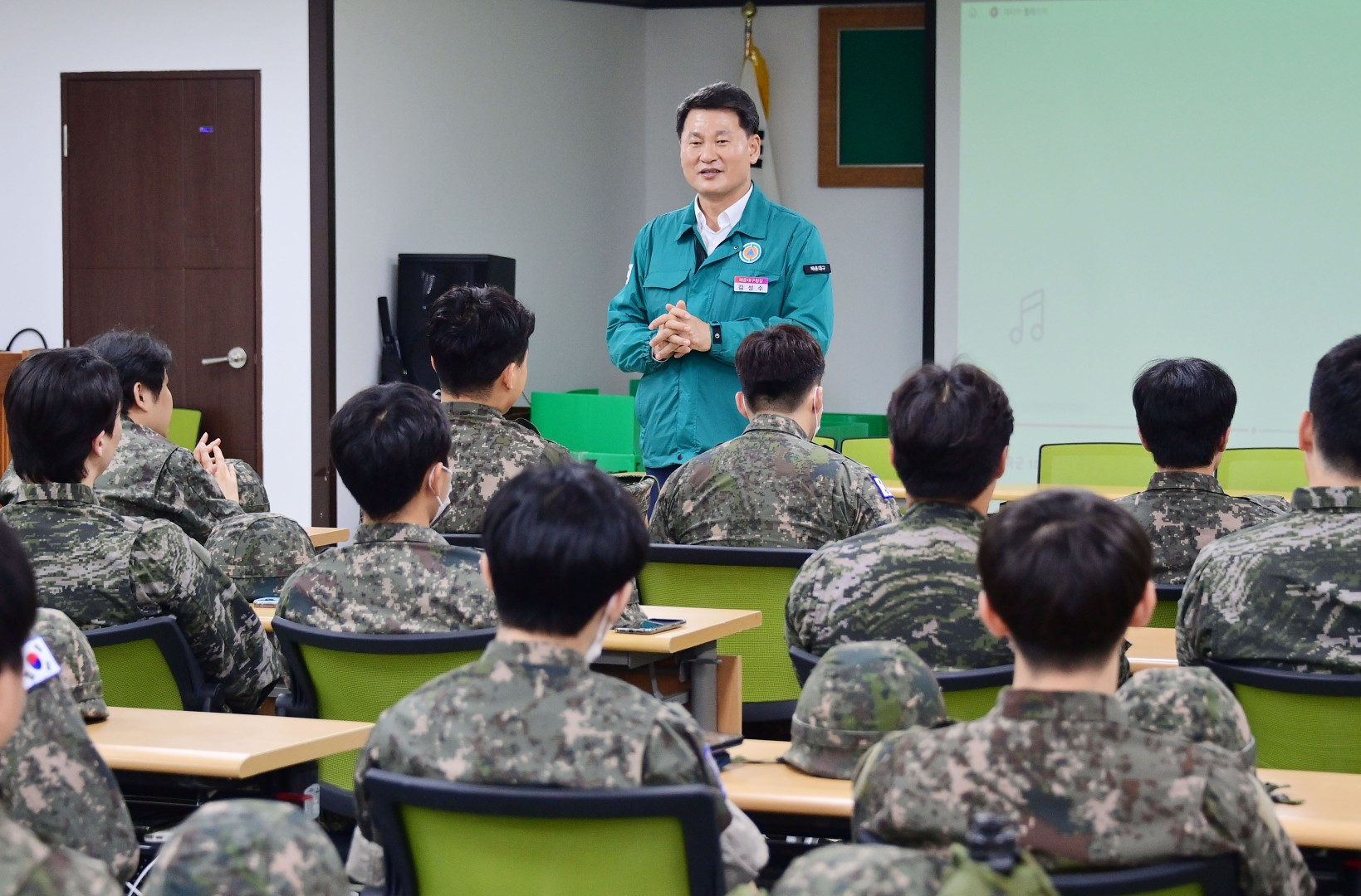 예비군 훈련 방문 격려 5