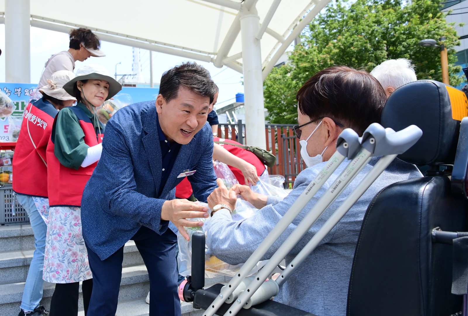 텃밭농산물 밥상나눔 10