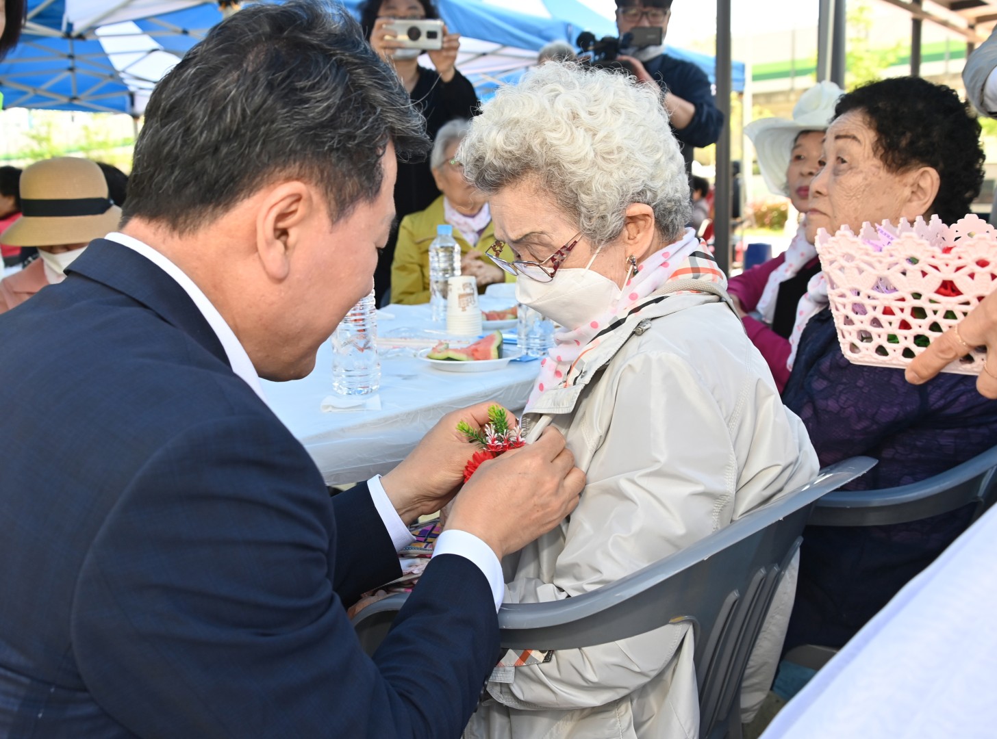 송정마음나눔봉사단 제6회 효나눔 경로잔치 4
