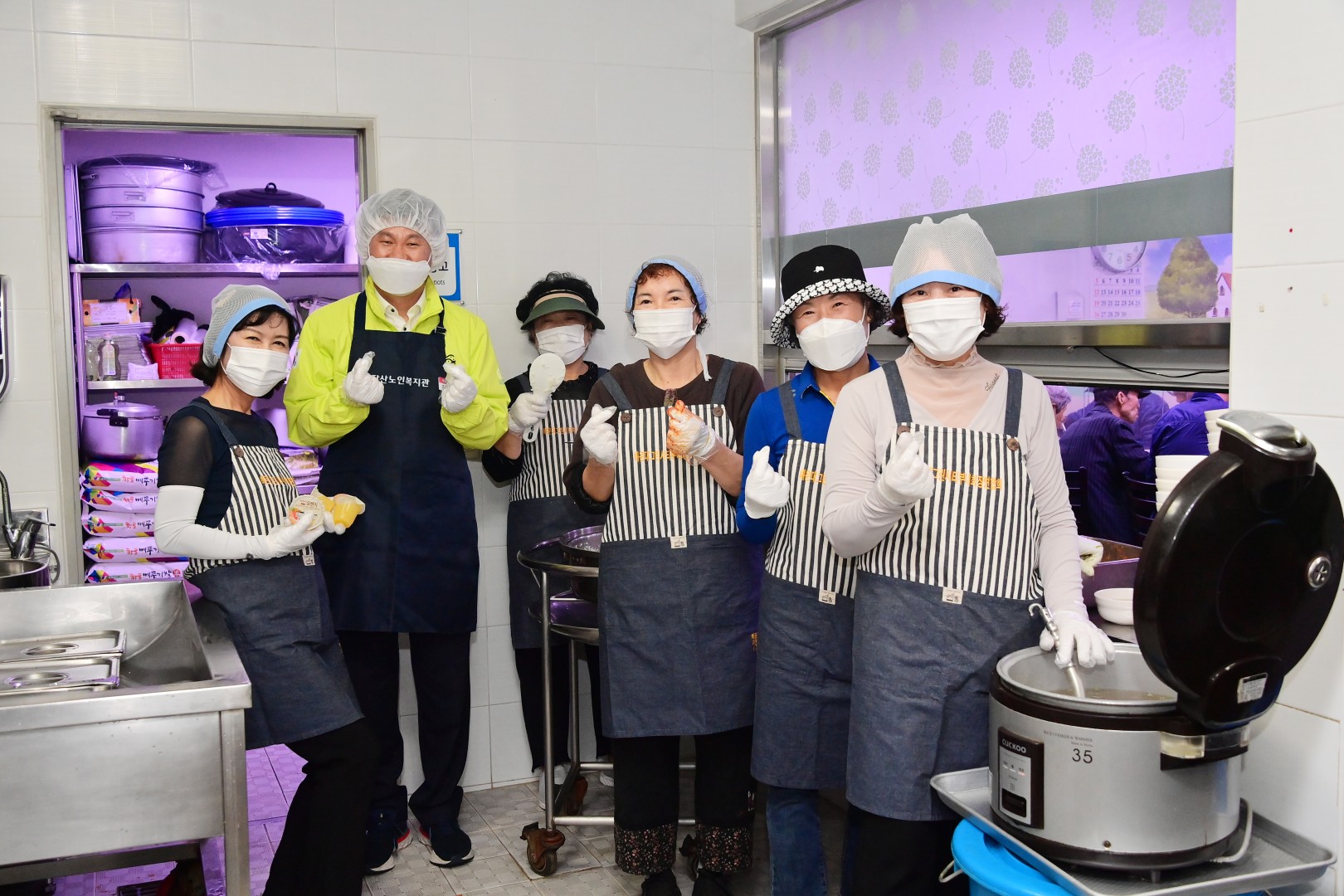 장산노인복지관 경로식당 급식 봉사 13