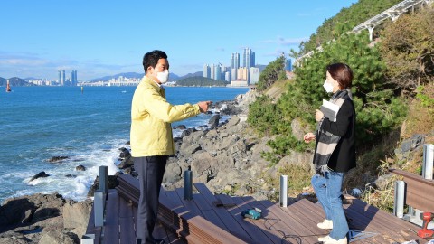 청사포  폐군막사 리모델링