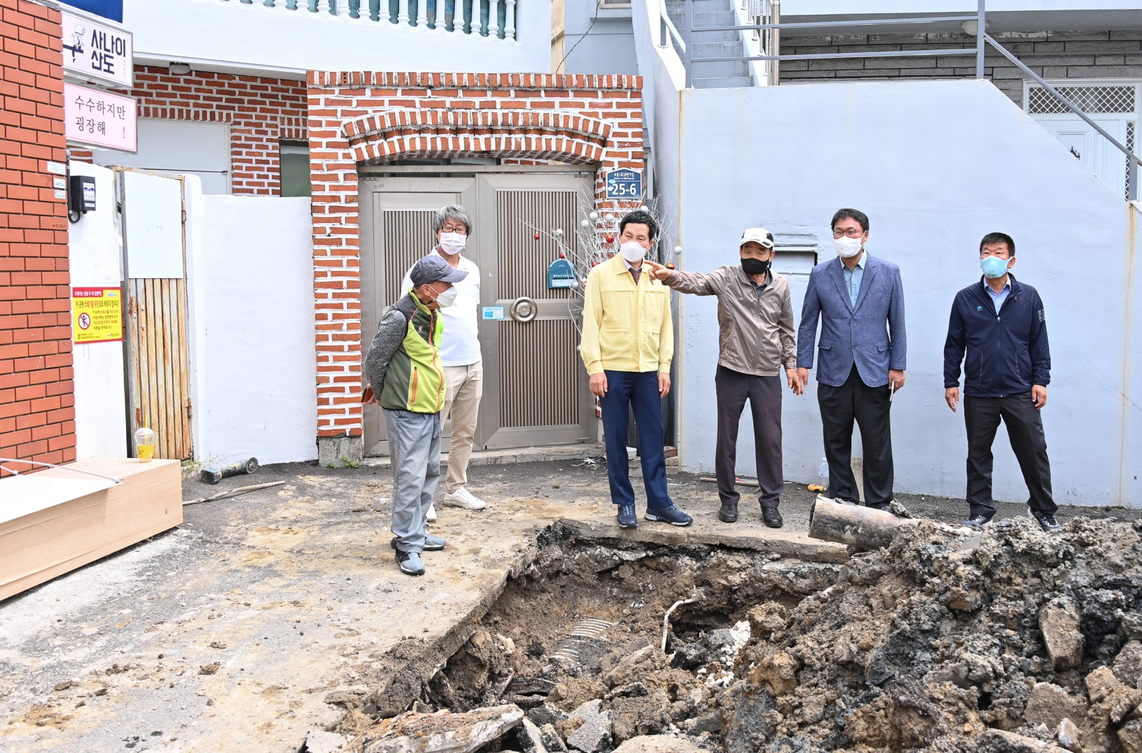 해리단길 배수로공사 7