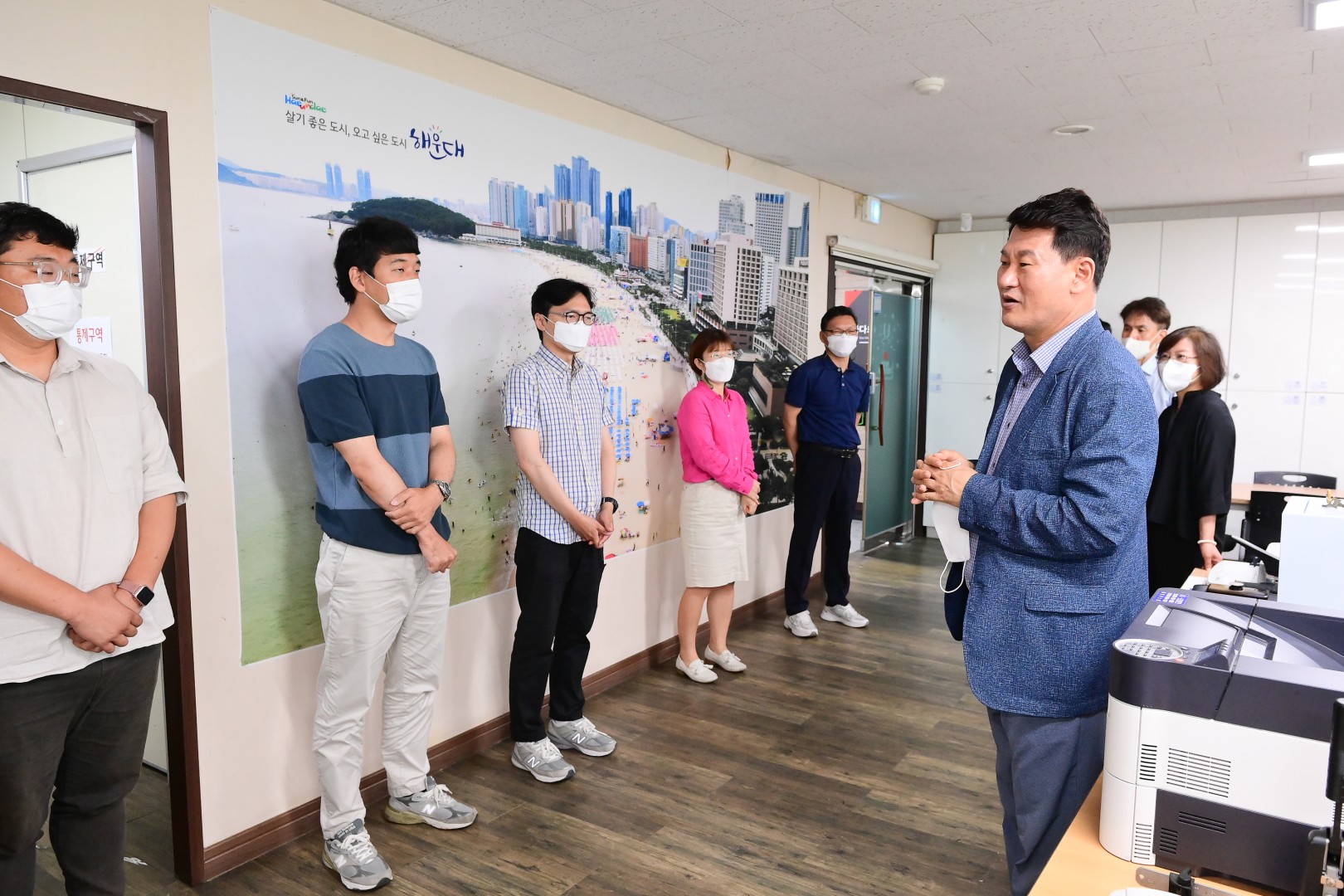 해수욕장 근무자 격려방문 10