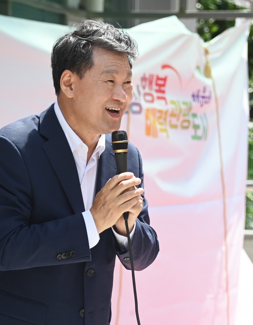 우2동 EM 복합기 설치기념 제막식 및 동 자율방역단 발대식 4