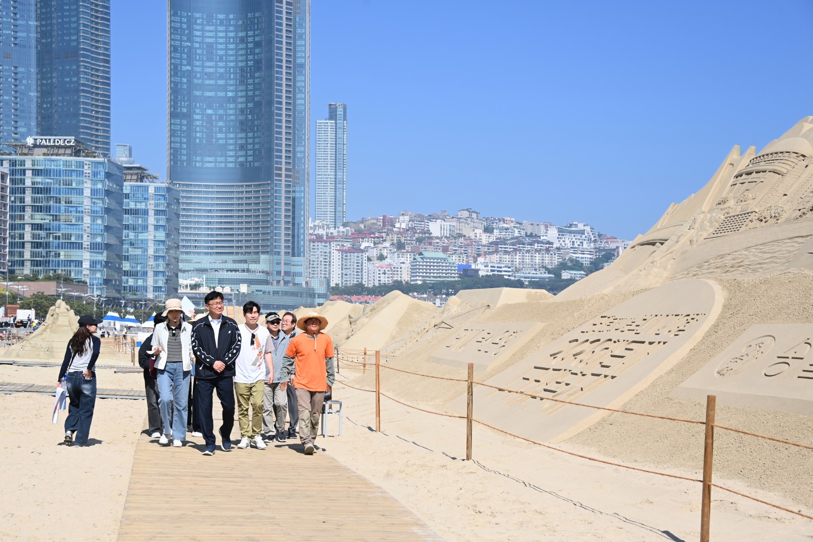 해운대 모래축제 현장 점검 10