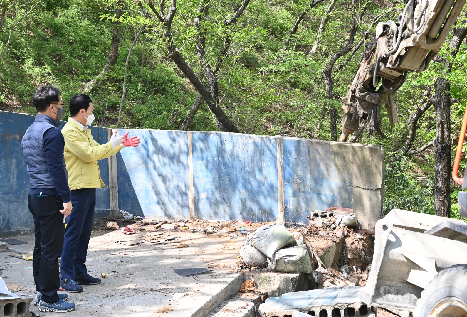 반여3동 노후시설물 및 불결지 정비 34