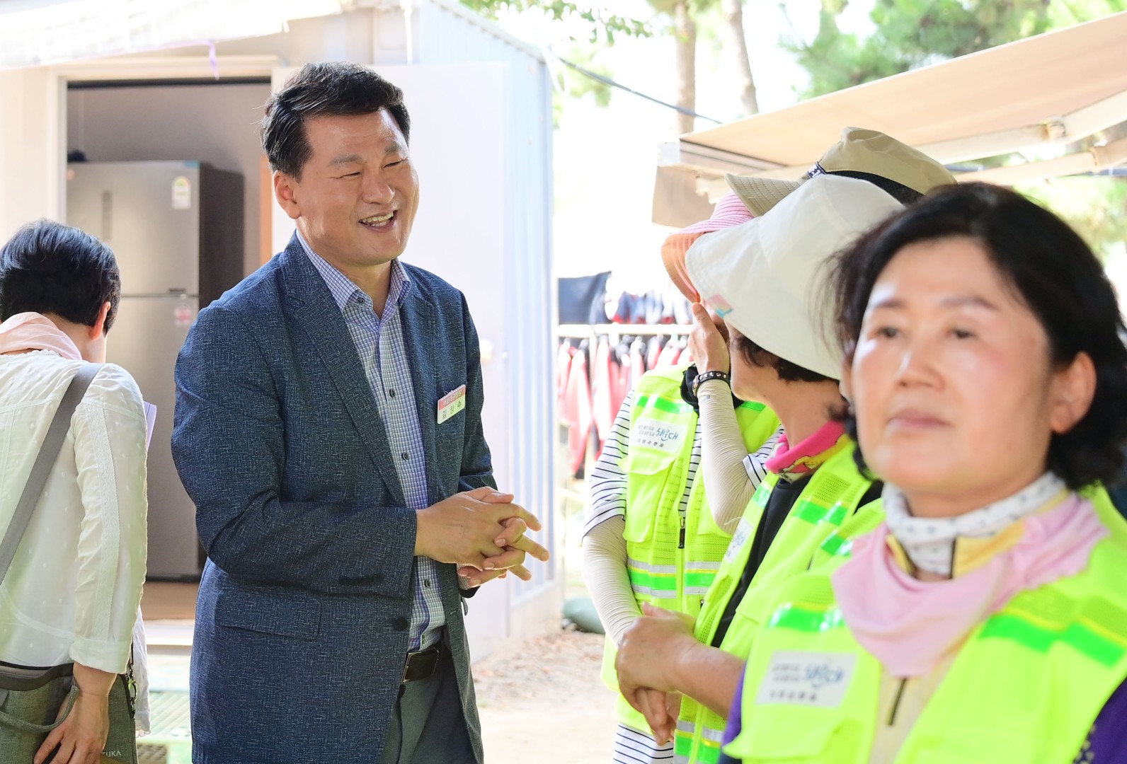 해수욕장 운영 유관기관 근무자 격려(송정) 15