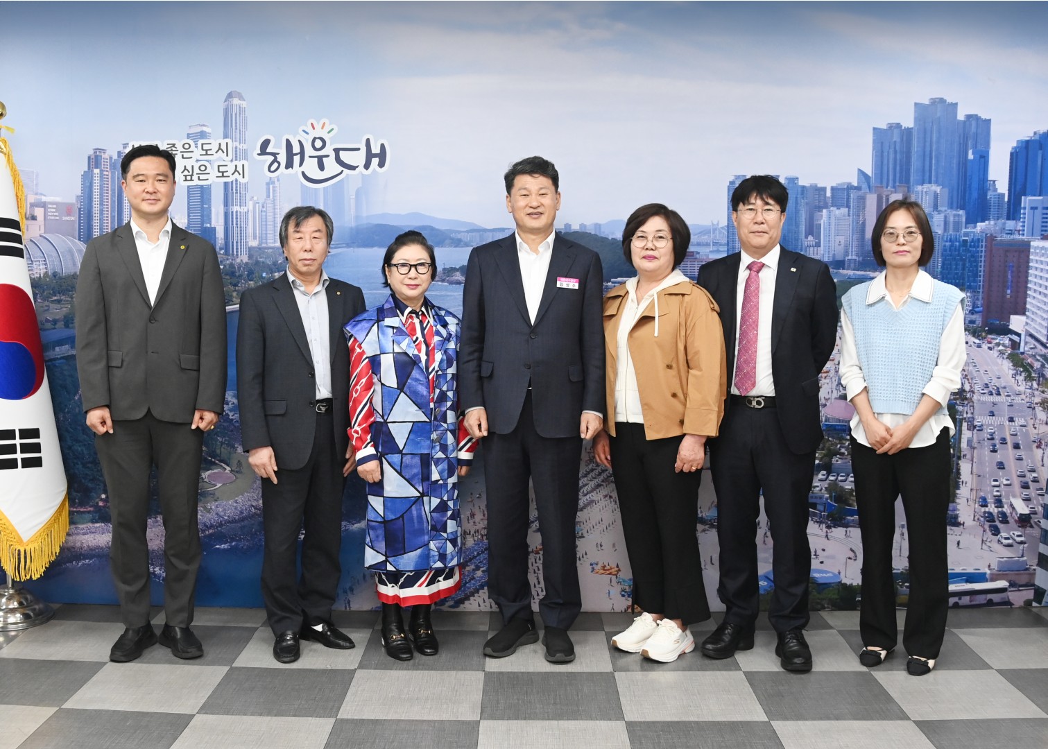 해운대구 새마을회 신임 사무국장 등 접견 2
