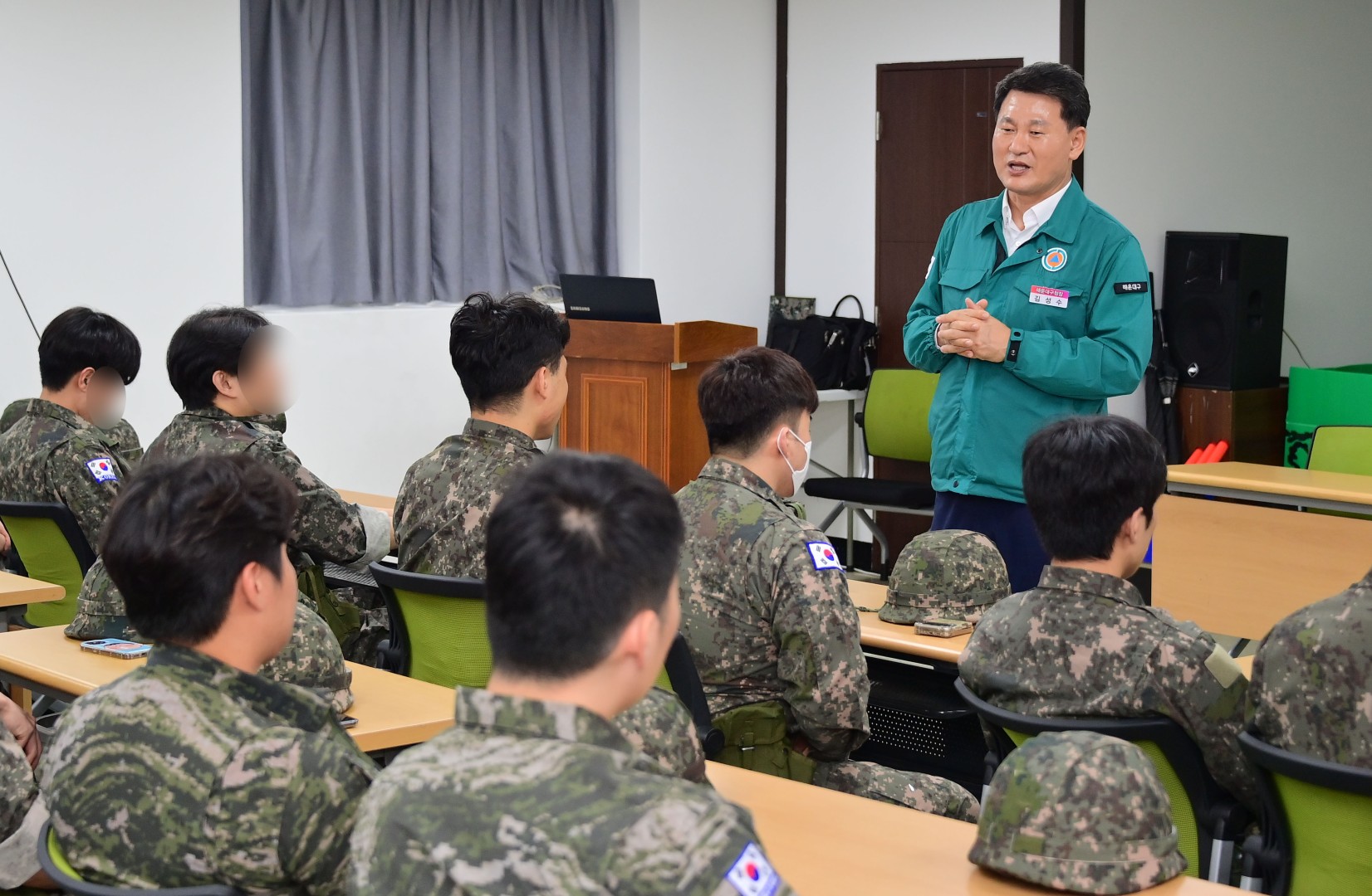 예비군 훈련 방문 격려 4