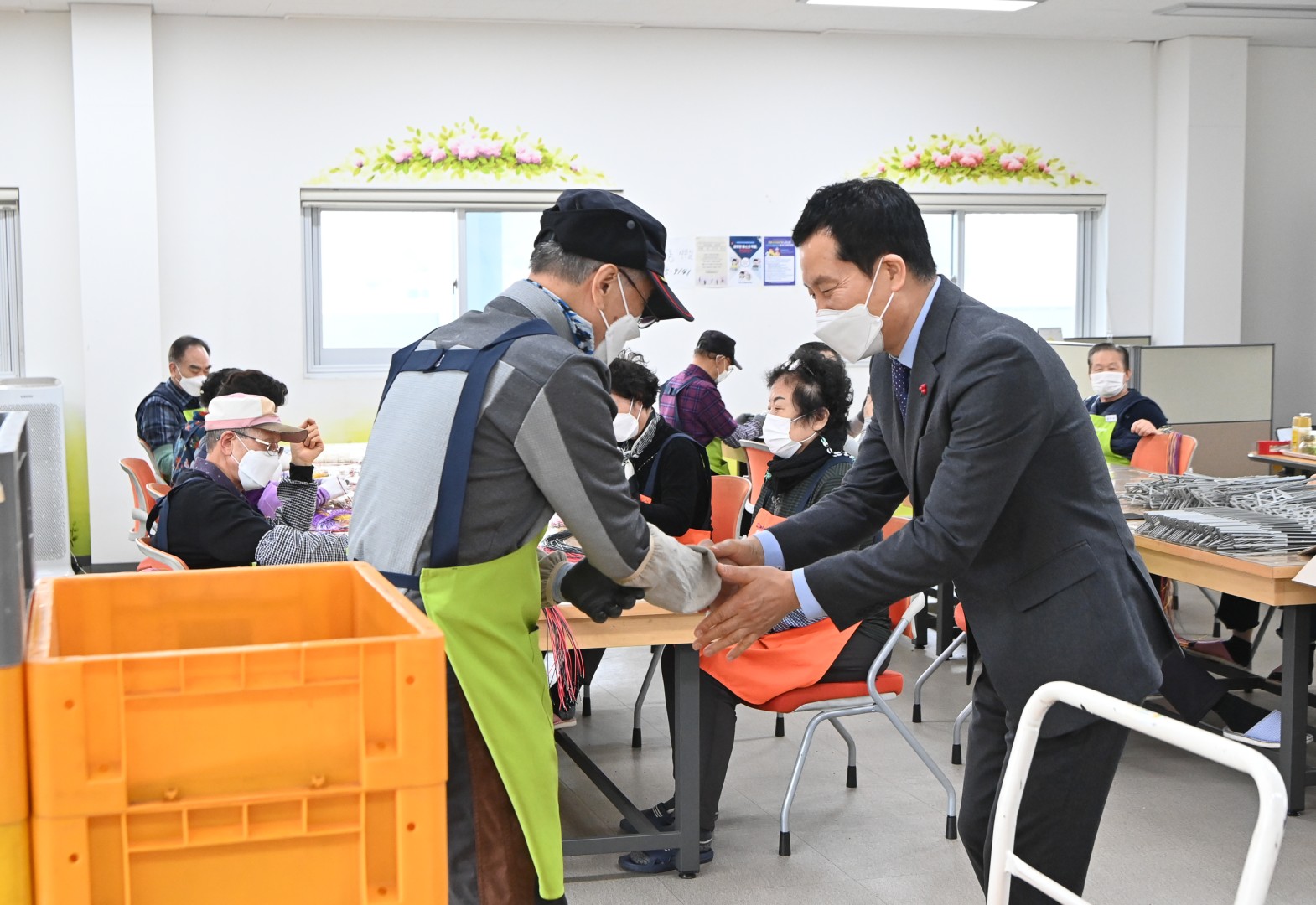 어르신작업장 방문 4