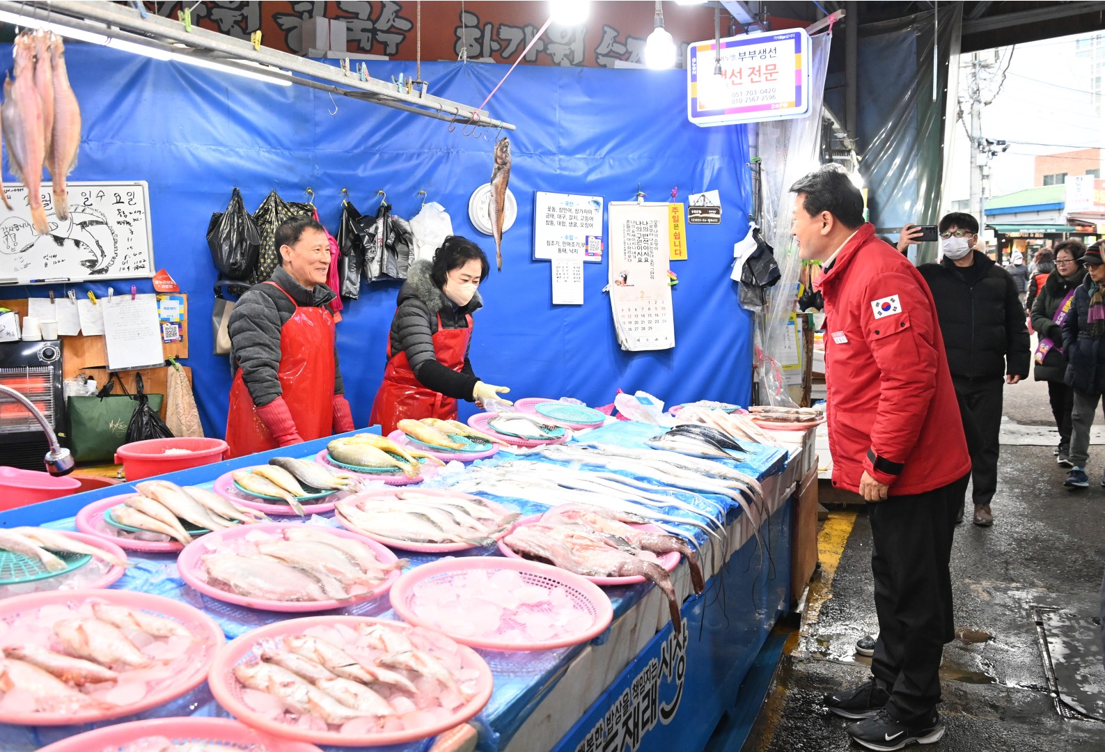 설 맞이 전통시장 방문(좌동재래시장) 3