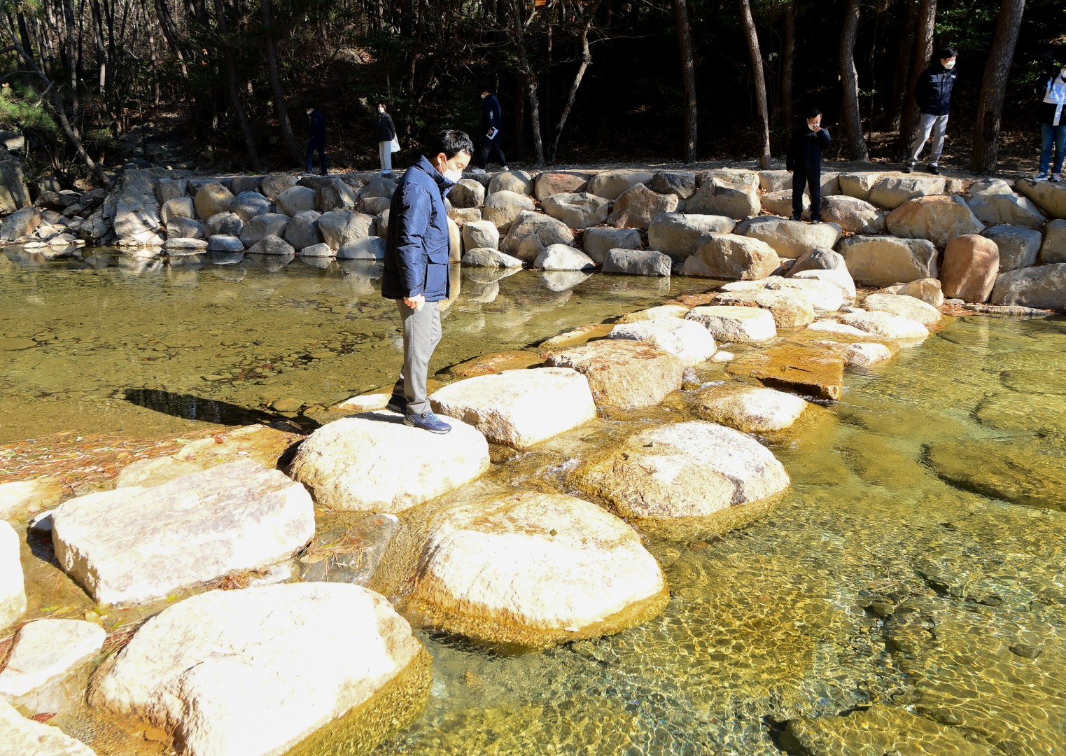 장산계곡 점검 1