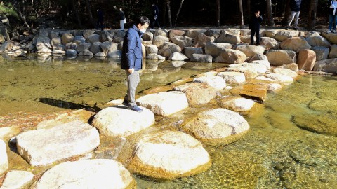 장산계곡 점검
