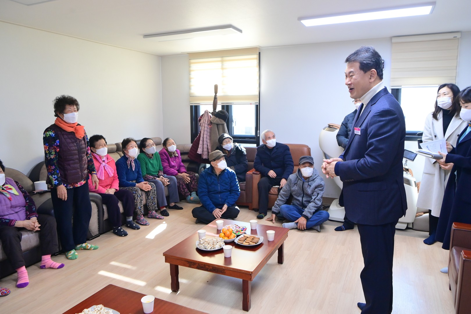 설맞이 경로당 방문 1