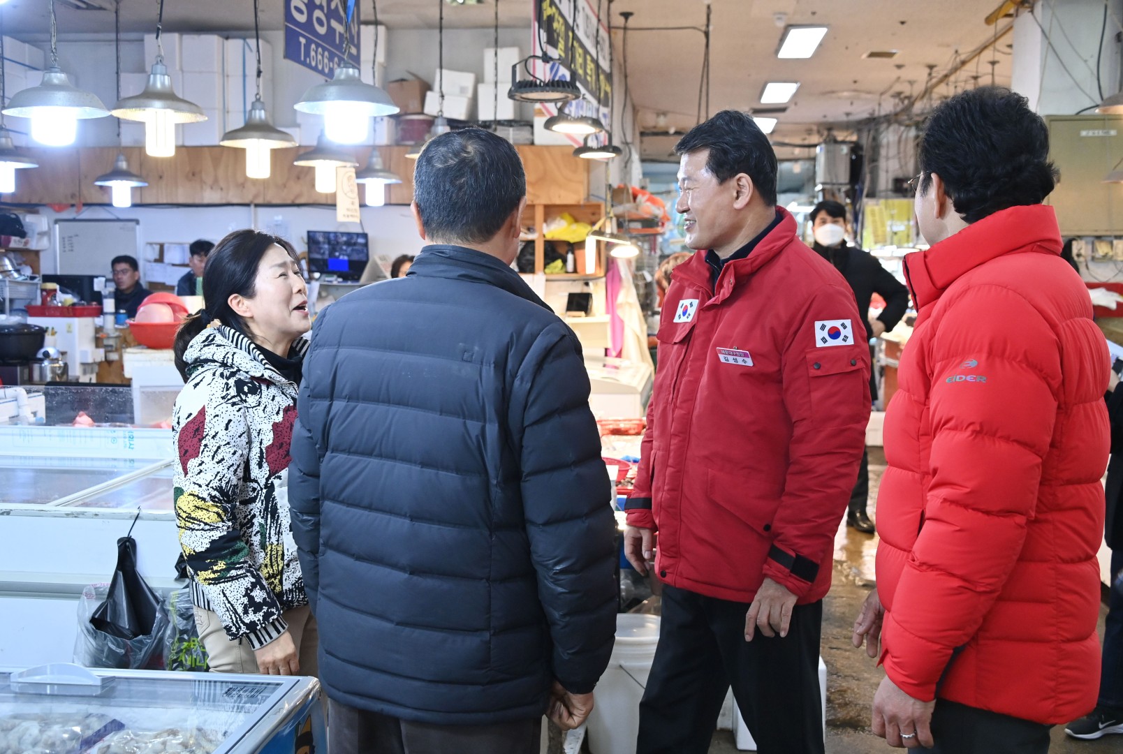 설 맞이 전통시장 방문(반여농산물시장) 4