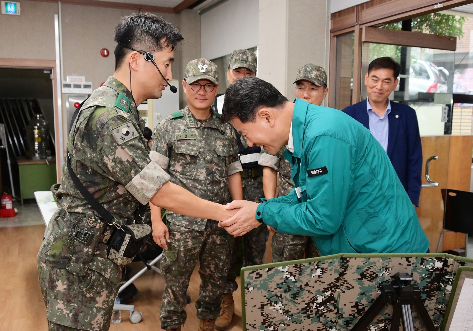 예비군 훈련 방문 격려 9
