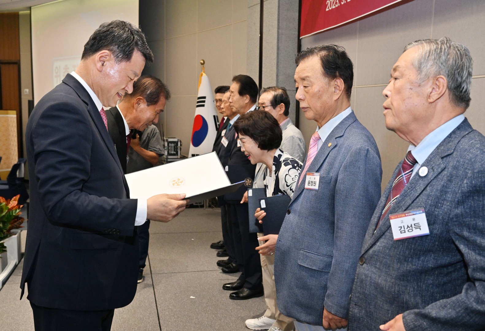 제21기 민주평화통일자문회의 해운대구협의회 출범식 8
