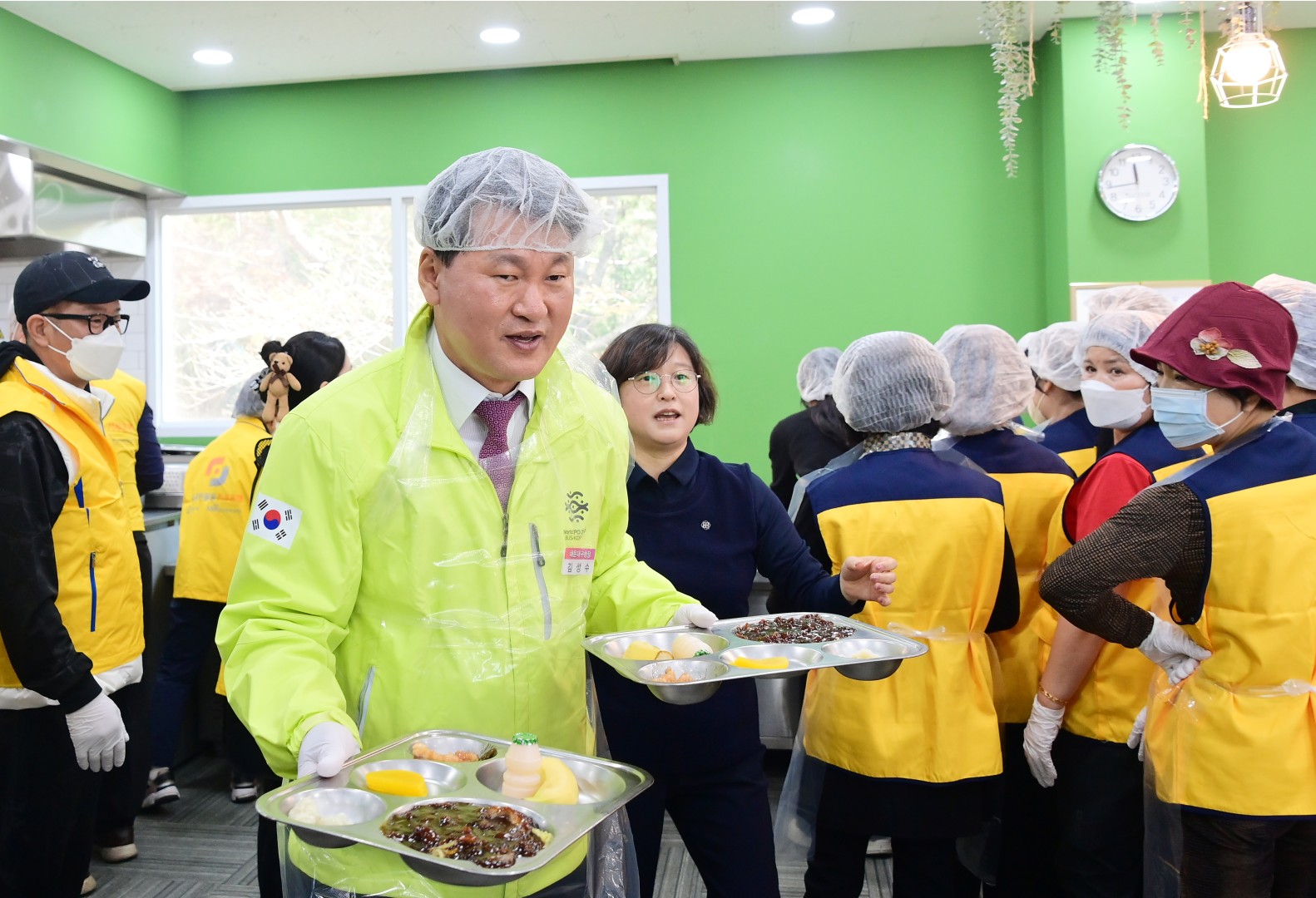 짜장면 나눔 행사 경로식당 봉사활동 7