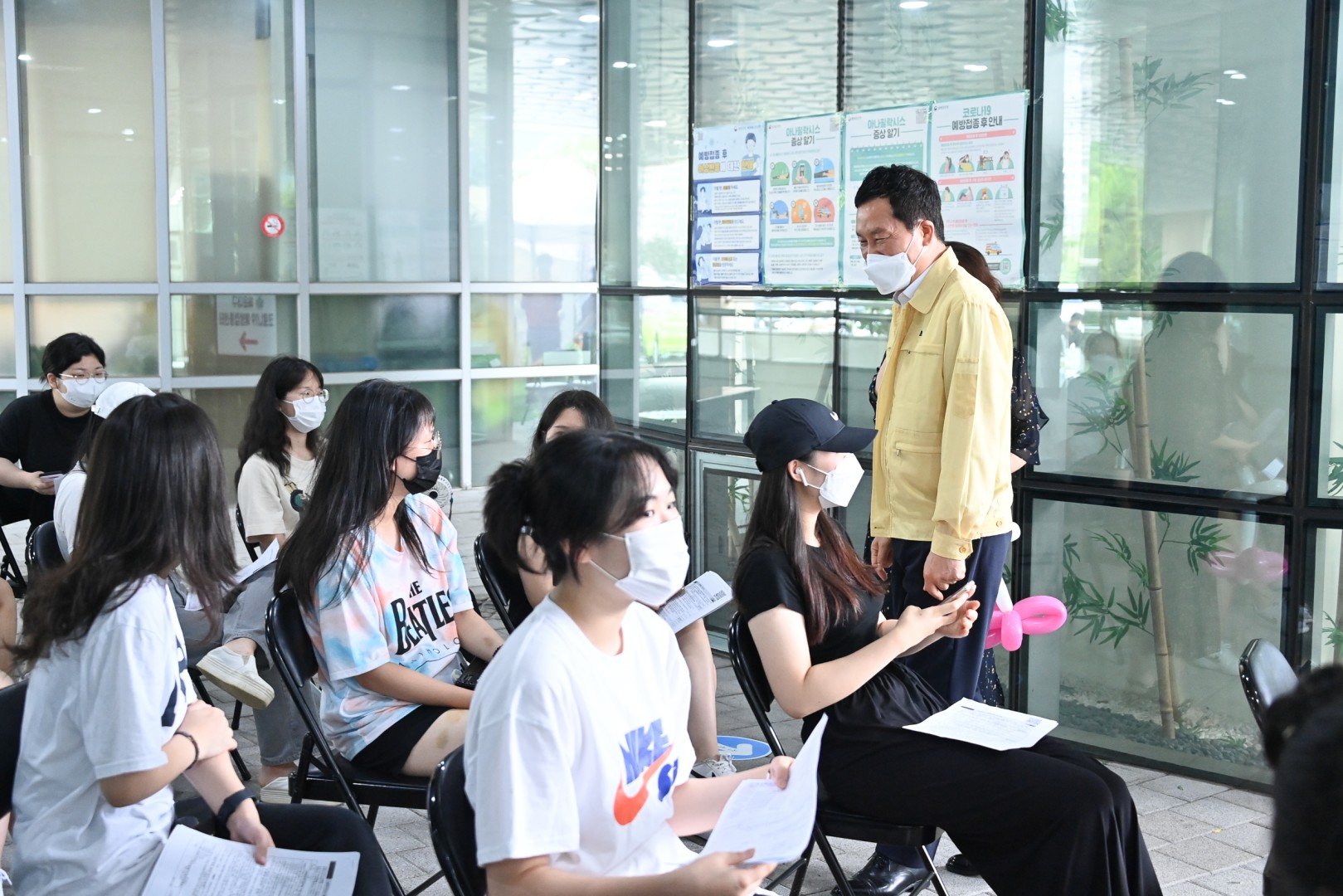 고3수험생 예방접종 격려 5