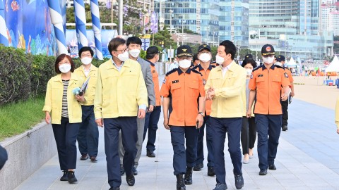 부산광역시장 방역점검