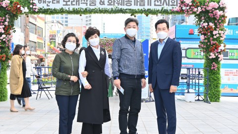 고성군 모래전시회방문