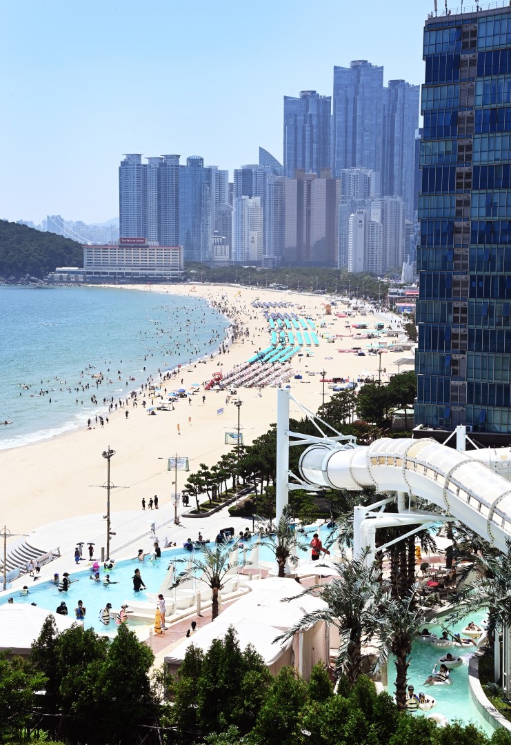 해운대해수욕장 스케치 3