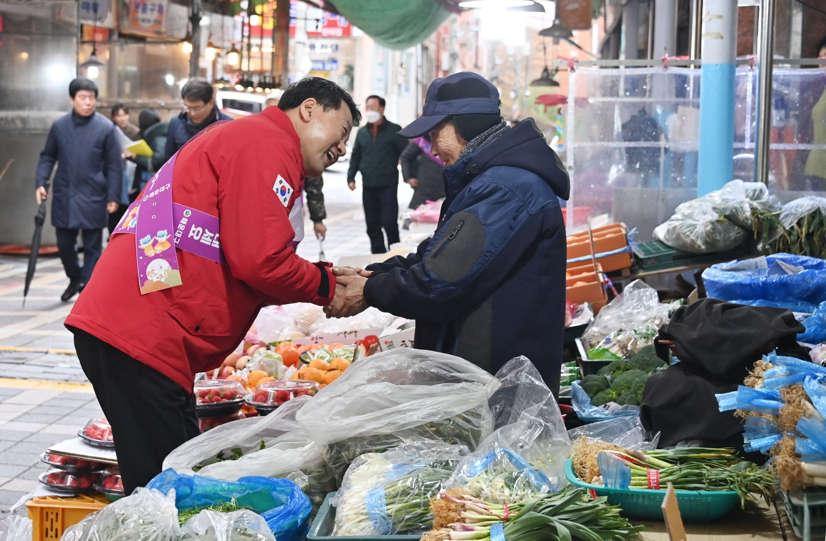 설 맞이 전통시장 방문(반여2동) 2