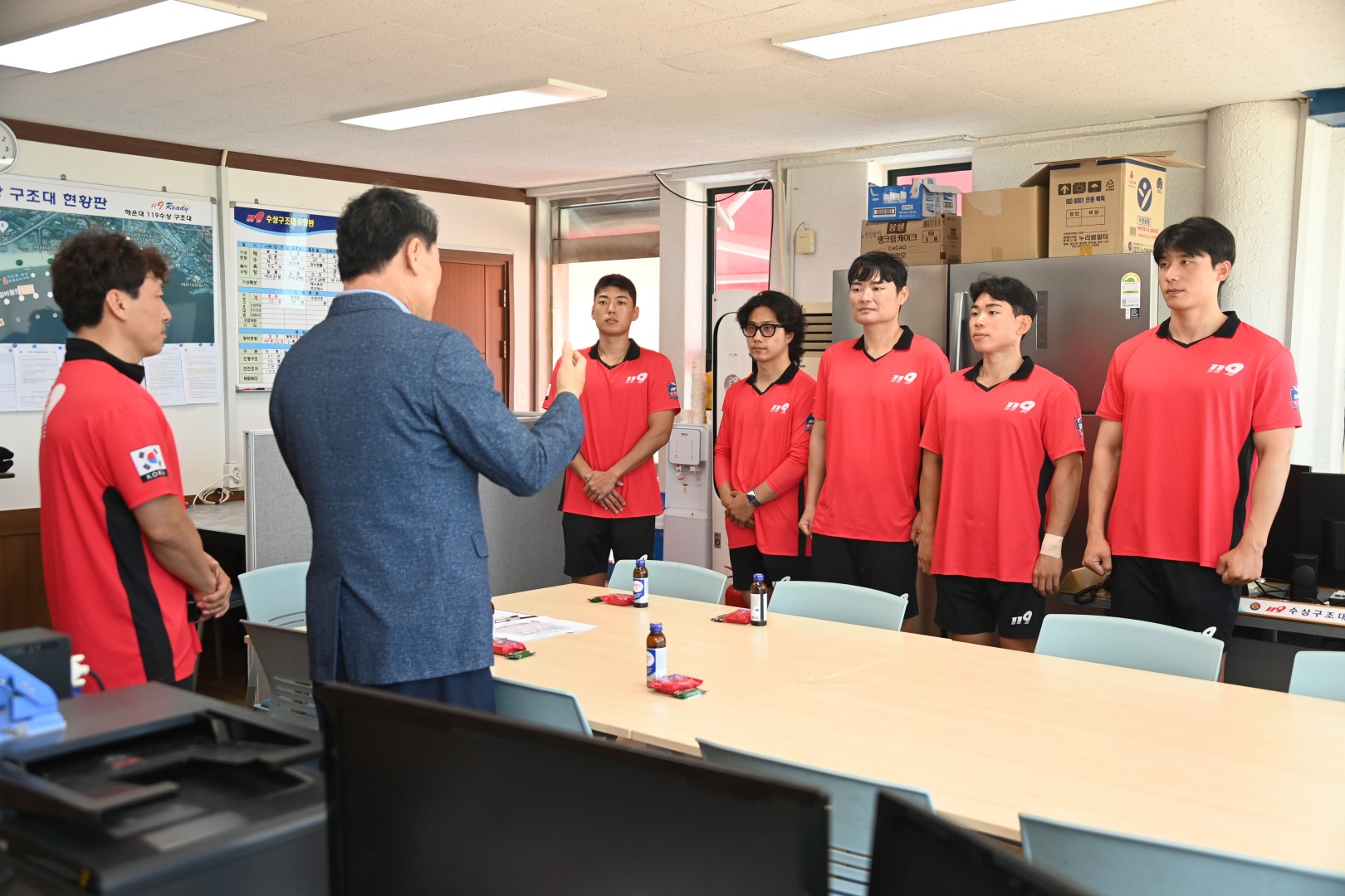 해수욕장 유관기관 근무자 격려 13