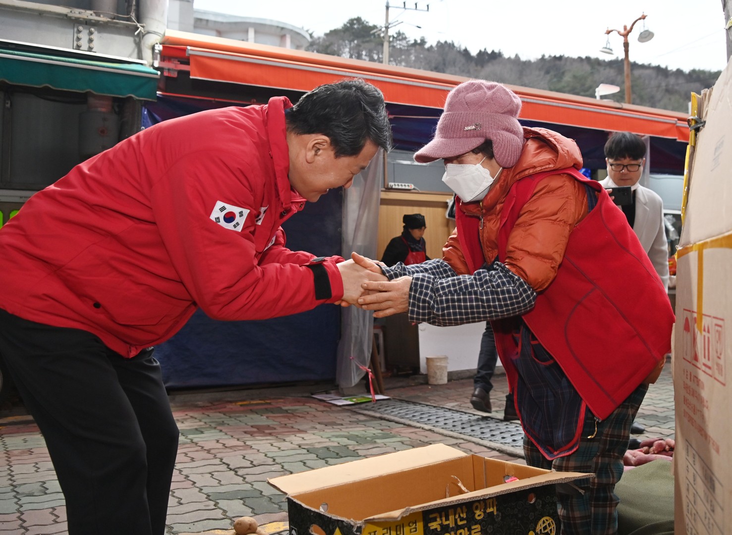 설맞이 전통시장 방문(반송큰시장) 6