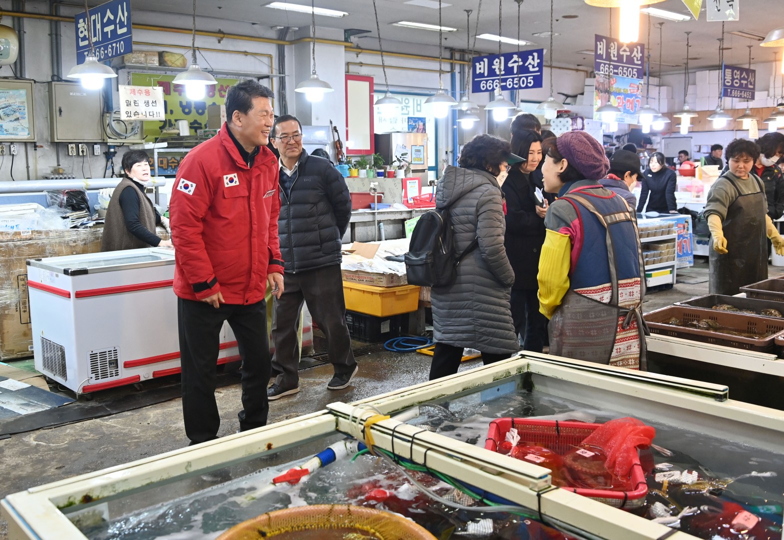 설 맞이 전통시장 방문(반여농산물시장) 5