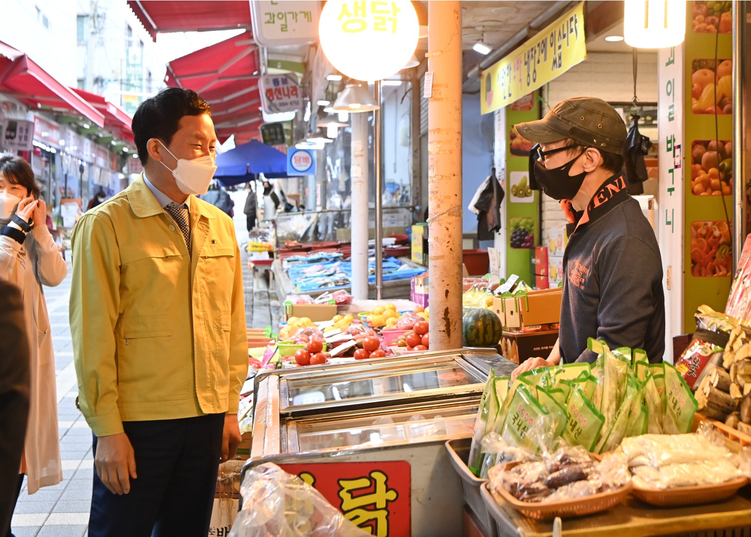 반여2시장 주차장관련 현장방문 5