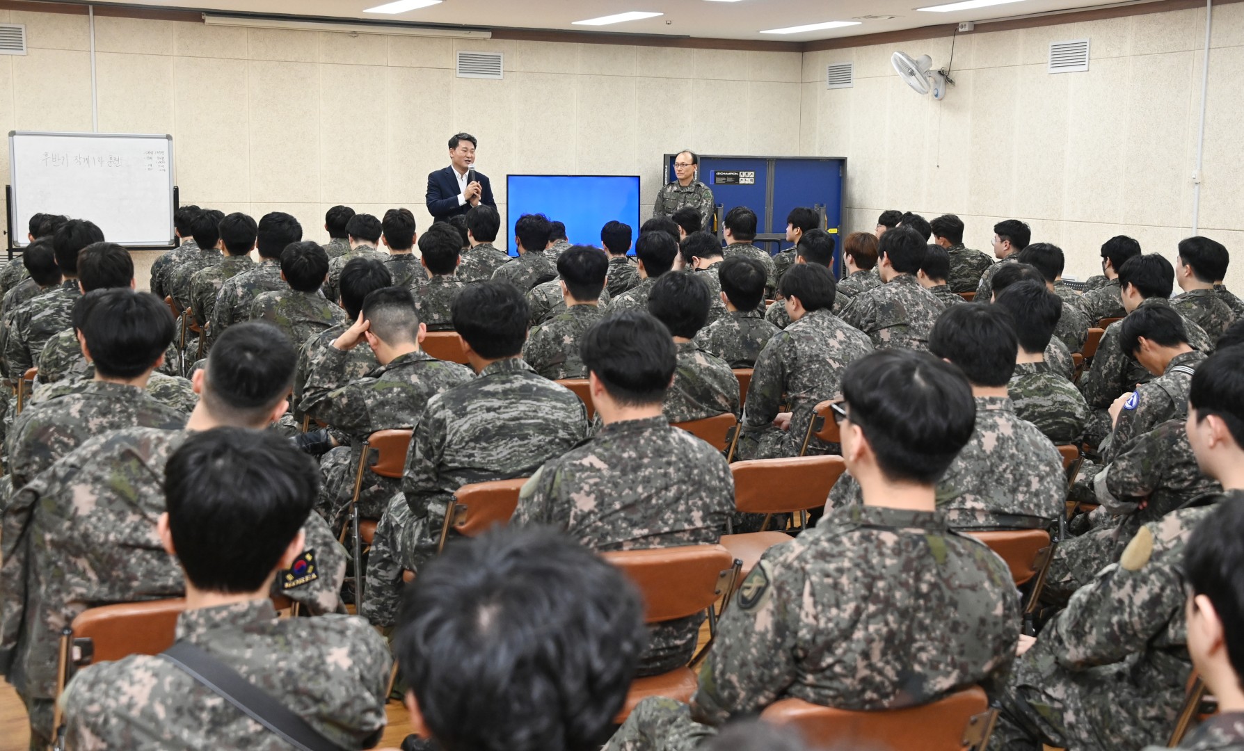 예비군 훈련 격려 방문 2