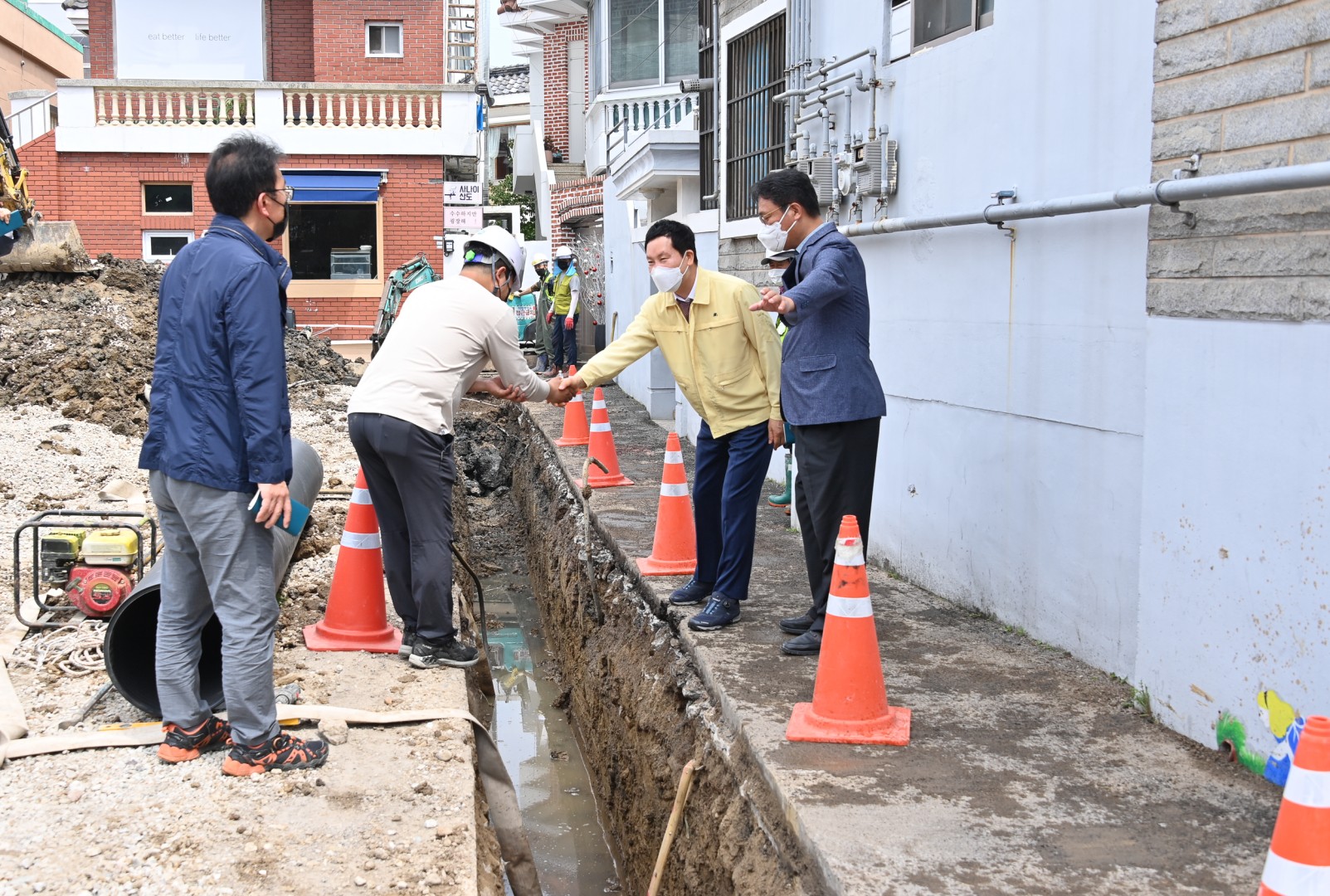 해리단길 배수로공사 4