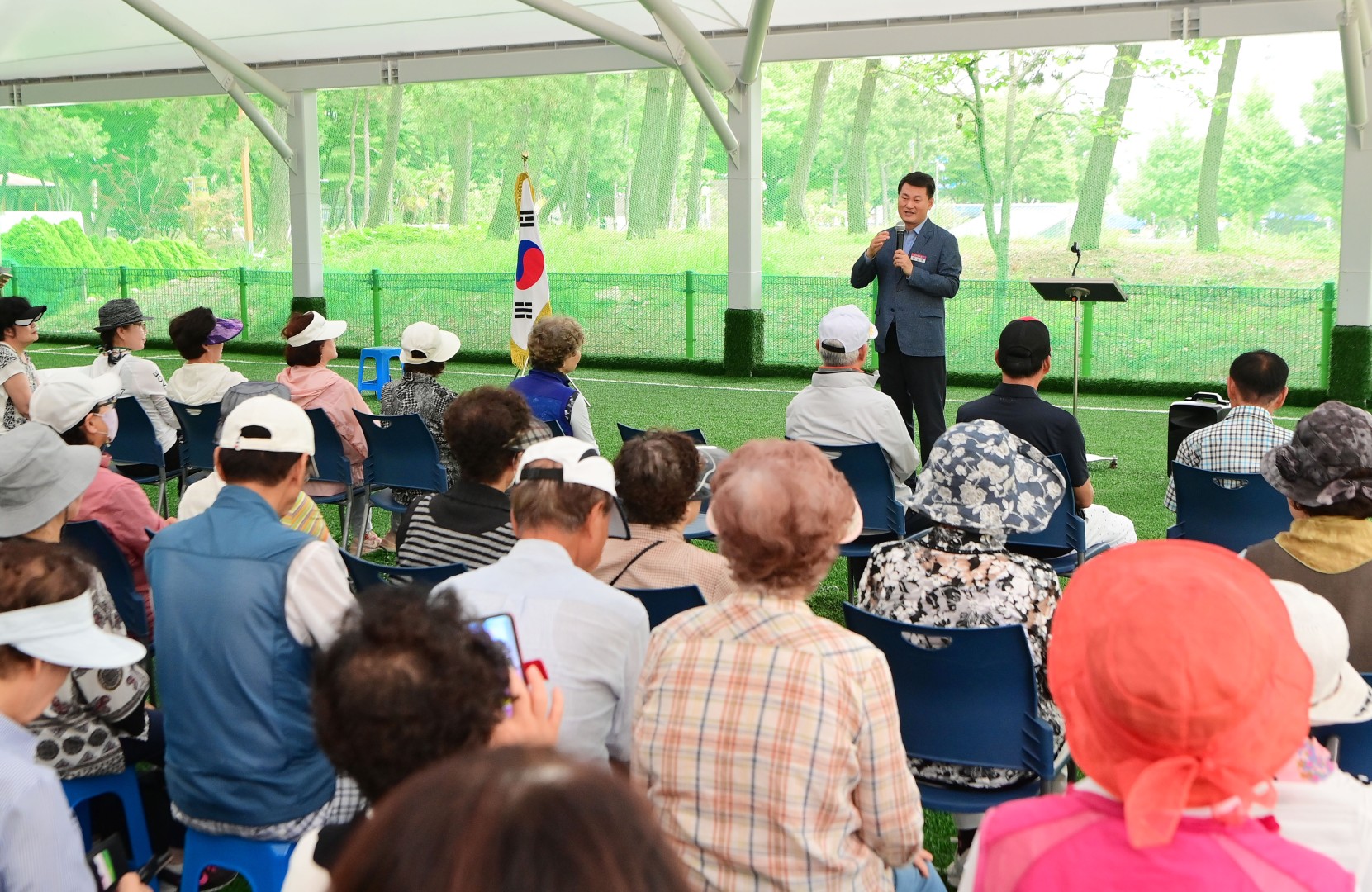 장산게이트볼장 정비사업 기념행사 6