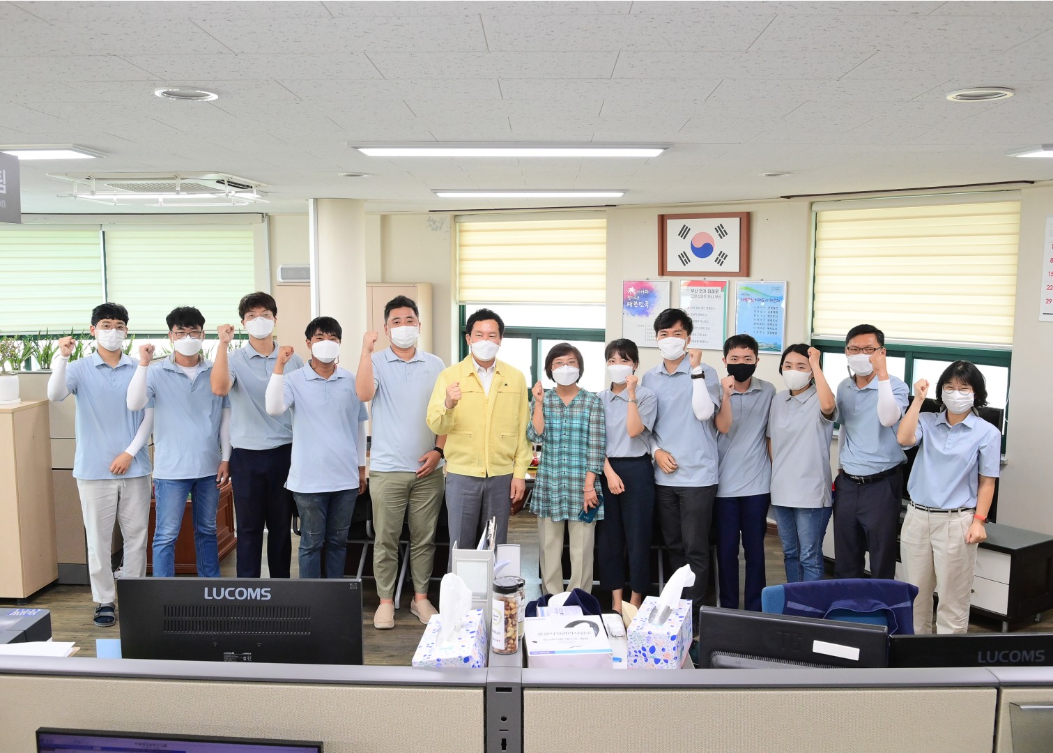 해운대해수욕장 격려방문 22