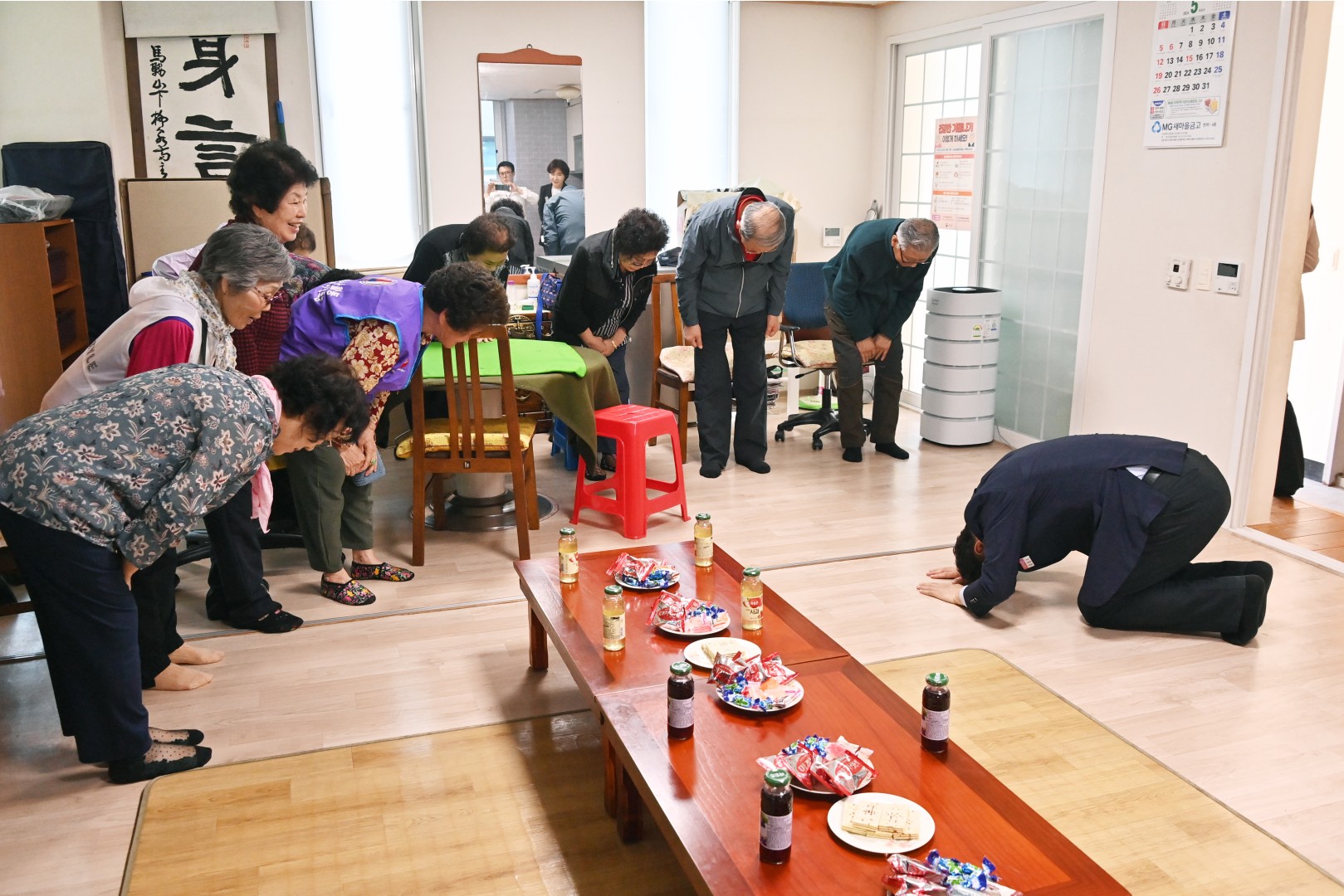 경로당 방문(반여동) 1