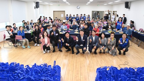 어르신孝 머리염색&사랑의 보양식 나눔