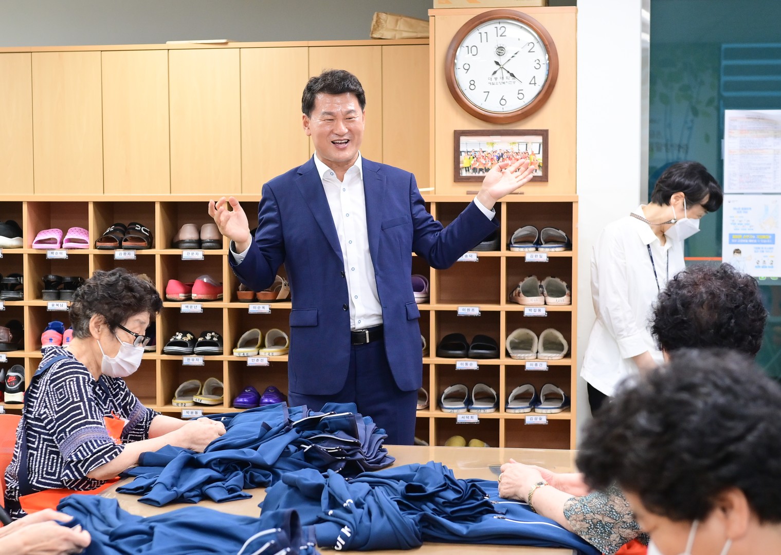 어르신공동작업장 격려방문 8