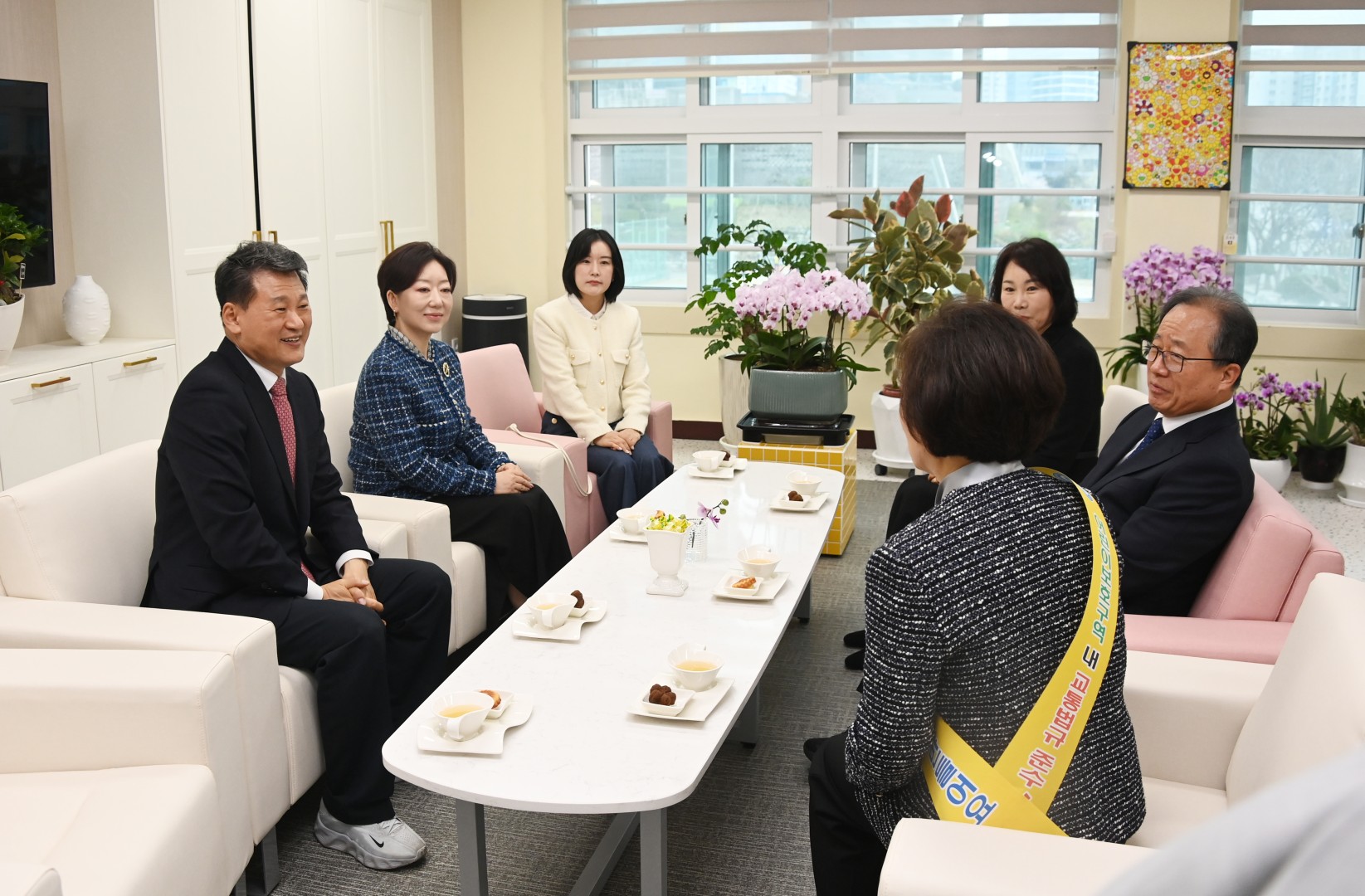 동백초등학교 일원 엘리베이터 관련 협약식 4