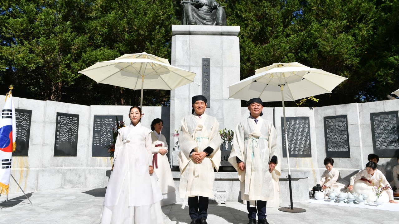 181030-최치원 추념 추계다례제