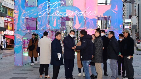231201-현장점검(제10회 해운대 빛축제)